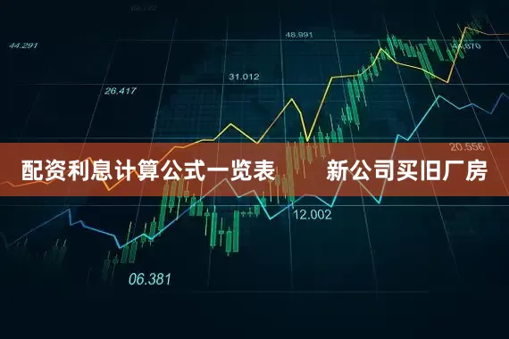 配资利息计算公式一览表 新公司买旧厂房