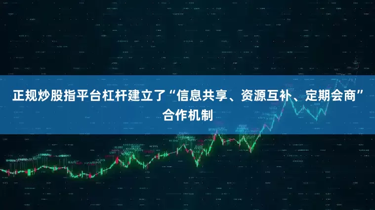 正规炒股指平台杠杆建立了“信息共享、资源互补、定期会商”合作机制